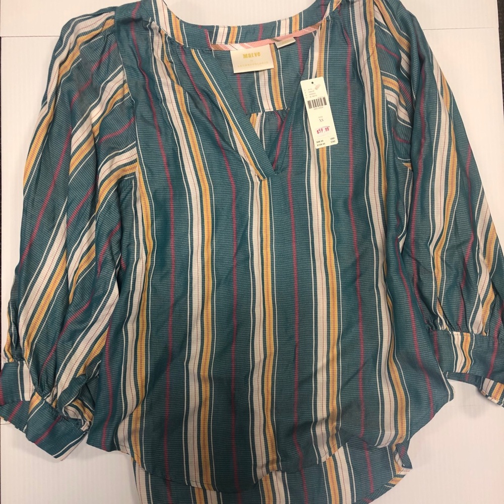 Maeve by Anthropologie striped shirt